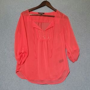 Express Sheer tunic. Size XS